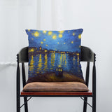 Abstract,Starry,Painting,Cotton,Linen,Pillow,Waist,Cushion,Cover