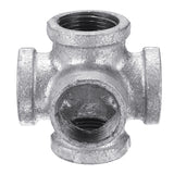 Fitting,Malleable,Galvanized,Outlet,Cross,Female,Connector"