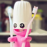 Cartoon,Sleepwalking,Toothbrush,Hooks,Mouthwash,Holder,Bathroom,Acces