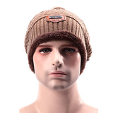 Knitted,Slouch,Beanie,Coral,Fleece,Linen,Double,Layers,Elastic,Mountaineering,Outdooors