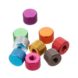 Suleve,M4AN5,10Pcs,Blind,Thread,Aluminum,Alloy,Knurled,Thumb,Screw