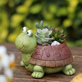 ROOGO,Micro,Succulent,Planter,Garden,Decor,Cactus,Planter,Turtle,Flower,Holder,Garden,Decor,Ornamental