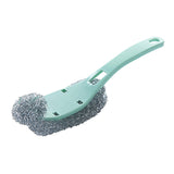 KCASA,Handle,Steel,Brush,Steel,Cleaning,Washing,Brush