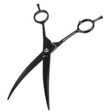 Professional,Stainless,Steel,Grooming,Scissors,Curved,Haircut,Shears"