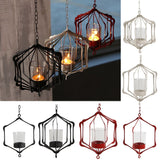 Glass,Hanging,Glass,Lantern,Light,Candle,Holder,Garden,Decorations