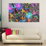 100cmx60cm,Psychedelic,Trippy,Cloth,Poster,Photo,Fabric,Decor