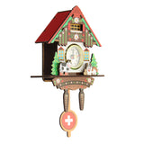 Classic,Cuckoo,Wooden,Hanging,Swing,Clock,Alarm,Decor