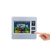 Loskii,Digital,Temperature,Hygrometer,Alarm,Clock,Calendar,Snooze,Backlit,Function