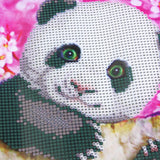 Panda,Diamond,Needlework,Cross,Stitch,Embroidery,Painting,Decor