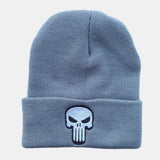 Unisex,Skull,Embroidered,Casual,Beanie