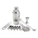 11Pcs,Stainless,Steel,Cocktail,Shaker,Mixer,Martini,Spirits,Muddler,Pourer,Strainer,Bartender