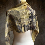 Women,Solid,Color,Floral,Pattern,Elegant,Scarf,Shawl