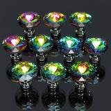 10Pcs,Diamond,Crystal,Shape,Glass,Cabinet,Cupboard,Drawer,Handle