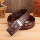 125CM,Men's,Automatic,Buckle,Leather,Leather