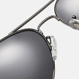 Men's,Metal,Large,Frame,Sunglasses,Mirror,Driver,Polarized,Sunglasses