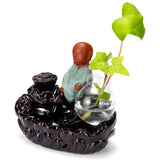 Ceramic,Backflow,Incense,Burner,Glass,Hydroponic,Bottle,House,Decorative,Ornaments