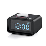 Loskii,Digital,Snooze,Radio,Charging,Ports,Alarm,Clock