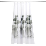 71x71,Stone,Pebbles,Waterproof,Shower,Curtain,Decor,Hooks"