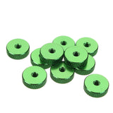 Suleve,M3AN11,10Pcs,Manual,Knurled,Thumb,Screw,Spacer,Washer,Aluminum,Alloy,Multicolor