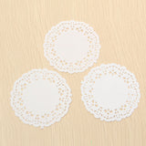 180pcs,3.5'',White,Paper,Round,Doilies,Wedding,Party,Craft,Decorations,8.8cm