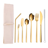 Stainless,Steel,Cutter,Spoon,Portable,Camouflage,Western,Tableware,Outdoor,Dinnerware