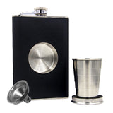 IPRee,240ml,Stainless,Steel,Liqueur,Flask,Flagon,Funnel,Folding,Telescopic,Water