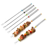 Skewer,Stainless,Steel,Reusable,Barbecue,Skewers,Stick,Cooking,Tools