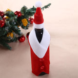 Christmas,Bottles,Covers,Clothes,Santa,Claus,Button,Decor,Bottle,Cover,Kitchen