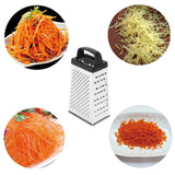 Grater,Stainless,Steel,Sided,Multi,Funtion,Cheese,Vegetable,Container,Lunch