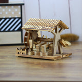 Wooden,Crafts,Waterwheel,Furniture,Office,Decorations