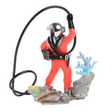 Aquarium,Decor,Hunter,Treasure,Figure,Action,Ornament,Aquarium,Realistic,Design