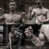 Titanium,Steel,Necklace,Tactical,Waist,Chain