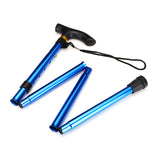 Adjustable,Aluminum,Walking,Stick,Collapsible,Trekking,Folding,Travel,Camping,Hiking