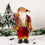 Santa,Claus,Merry,Christmas,Figurine,Ornament,Desktop,Decoration