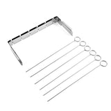 Portable,Barbecue,Stainless,Steel,Skewer,Foods,Grill,Camping