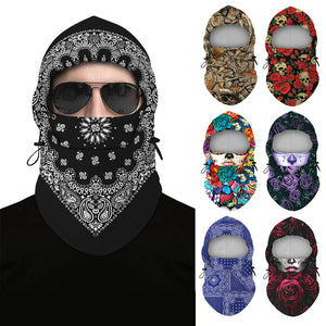 Digital,Print,Cycling,Headbands,Nylon,Breathable,Balaclava,Skiing,Scarf,Windproof,Bicycle,Headwear