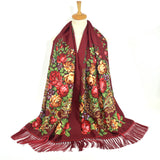 Printing,Tassel,Shawl,Scarf,Mexican,Scarf