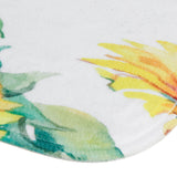 Sunflower,Pattern,Toilet,Cover,Polyester,Fabric,Shower,Curtains,Bathroom