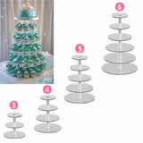 Clear,Acrylic,Sheet,Cupcake,Stand,Display,Tower,Wedding,Birthday