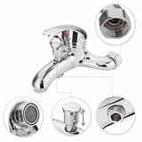 Chrome,Bathroom,Mixer,Faucet,Bathtub,Shower,Mixing,Vavle,Spout,Mount