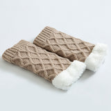 Unisex,Winter,Warmer,Thicken,Fleece,Liner,Diamond,Socks,Boots