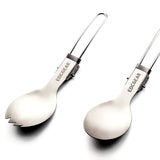 IPRee,Outdoor,Folding,Spoon,Titanium,Alloy,Spoon,Picnic,Tableware,Outdoor,Camping