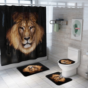 Honana,Bathroom,Waterproof,Shower,Curtain,Pedestal,Toilet,Cover,Bathroom,Decoration