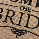 Comes,Bride,Wedding,Banner,Party,Burlap,Bunting,Garland,Photo,Booth,Decorations