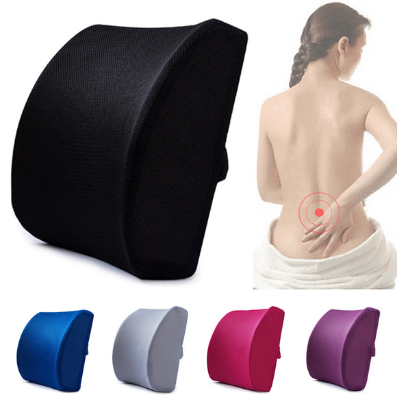 Memory,Recovery,Lumbar,Support,Massager,Waist,Cushion,Pillow,Chairs,Pillows,Office,Relieve