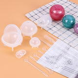 15Pcs,Sphere,Silicone,Epoxy,Molds,Round,Jewelry,Candle,Resin,Mould,Tools