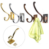 Retro,Alloy,Mount,Hooks,Towel,Clothes,Hanger