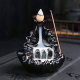 Creative,Incense,Burner,Waterfall,Backflow,Ceramic,Glaze,Censer,Holder,Decoration