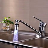 Bathroom,Degree,Rotation,Glowing,Changing,Colors,Light,Temperature,Faucet