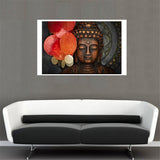 Statue,Meditation,Painting,Print,Cambric,Sticker,Decor